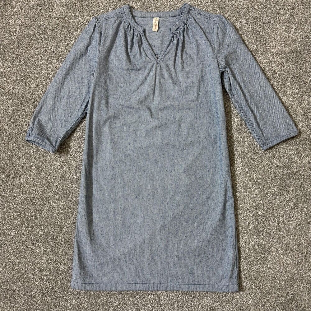 Hanna Andersson Light Blue Chambray Shift Dress